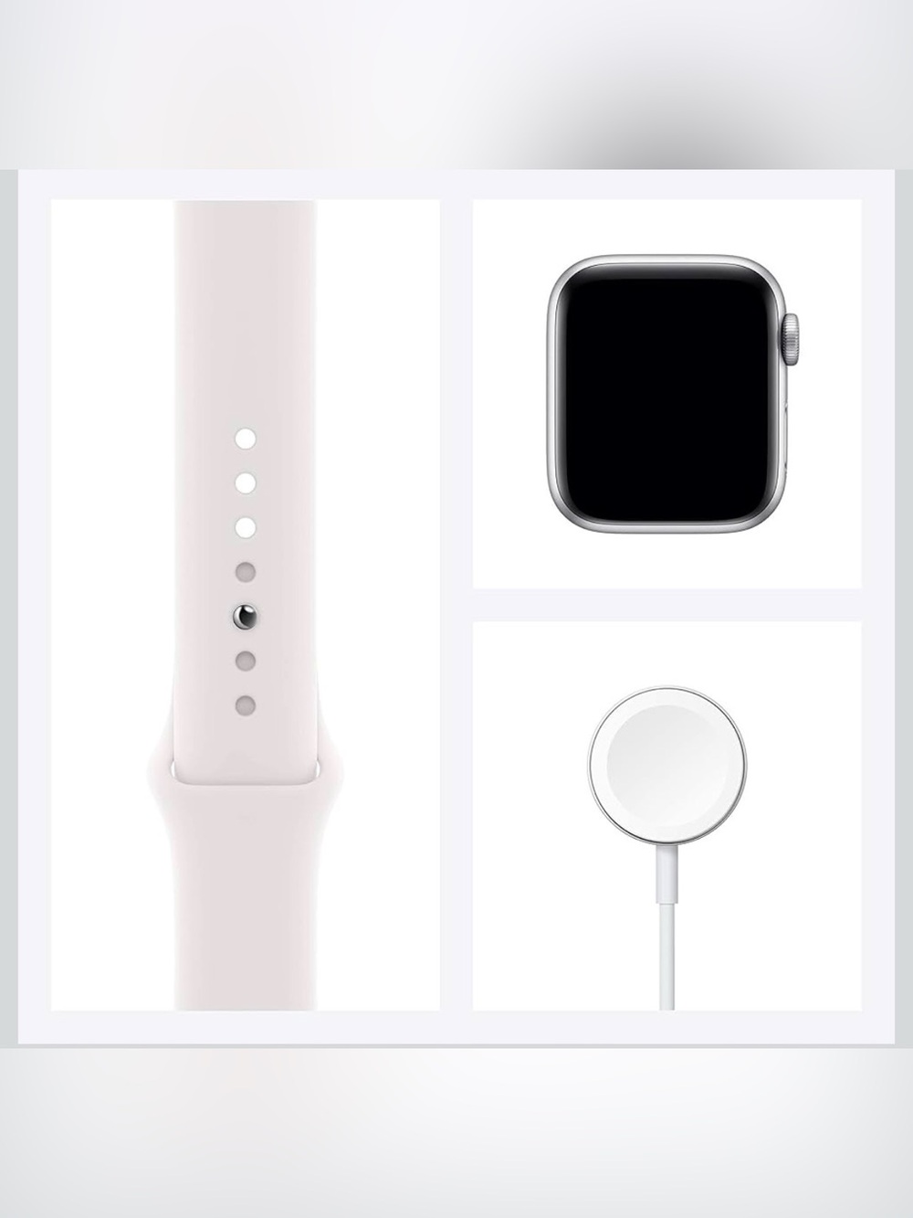 Apple Watch Series 6 — 40mm — White Sport Band plus dressy bands - Picture 3 of 11